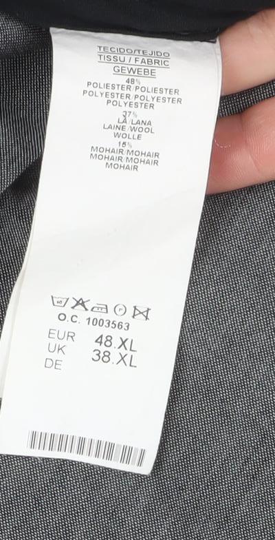 Mens UK Size XL Torre Cerimonia Regular Fit Dress Pants Grey Trousers