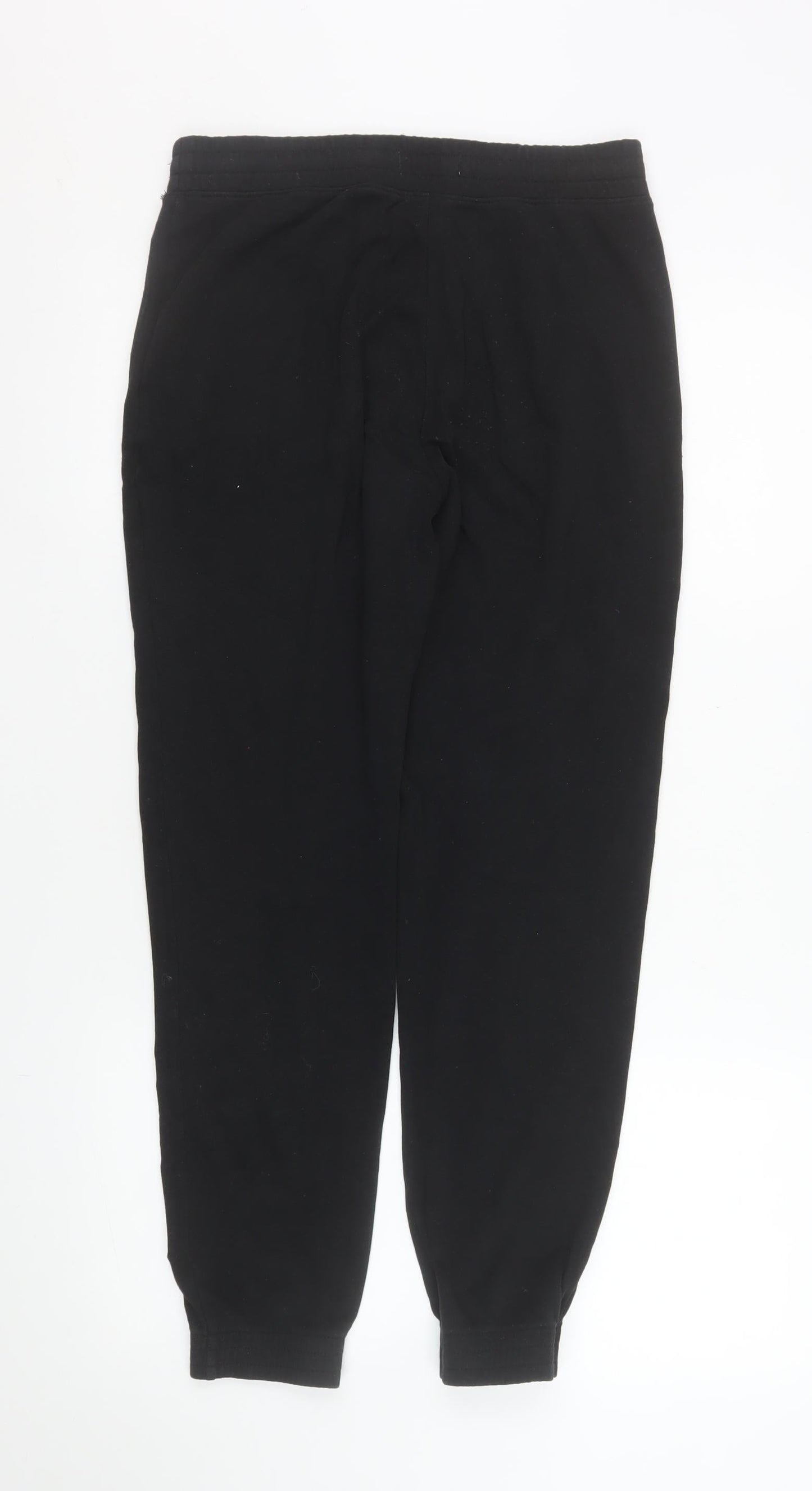 Womens UK Size S Hollister Regular Fit Jogger Black Trousers