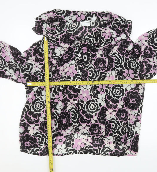 Womens UK Size 18 Plus Covington Multicoloured Tunic Blouse