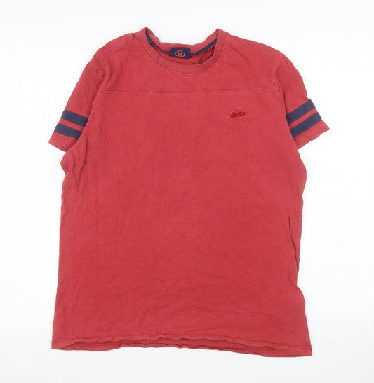 Mens UK Size L Superdry Red  T-Shirt