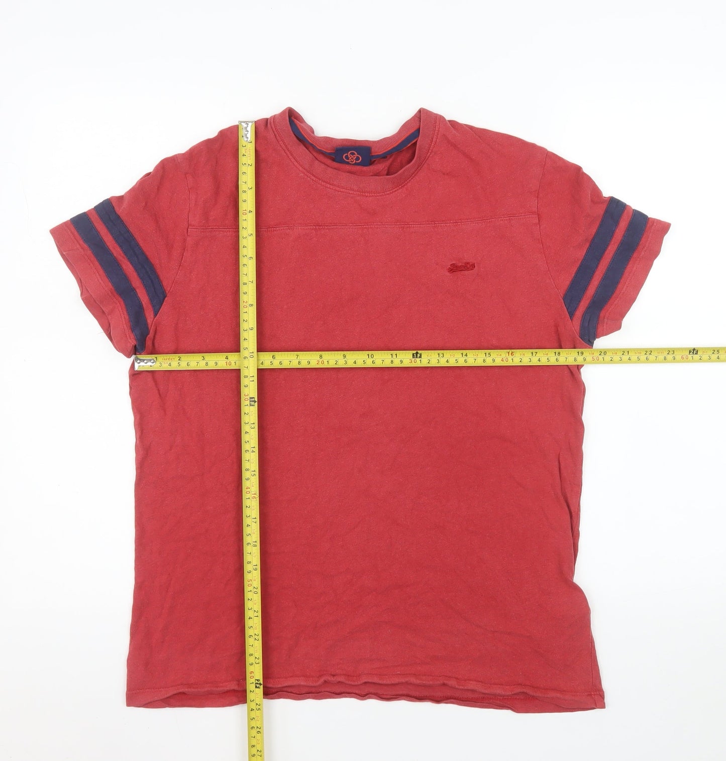 Mens UK Size L Superdry Red  T-Shirt