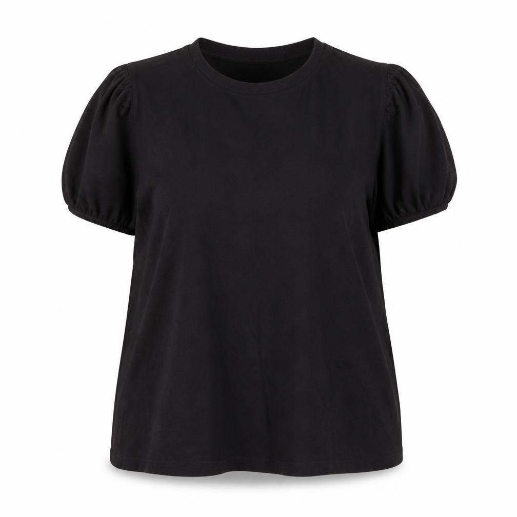 Womens UK Size L Dunnes Stores Black Basic T-Shirt