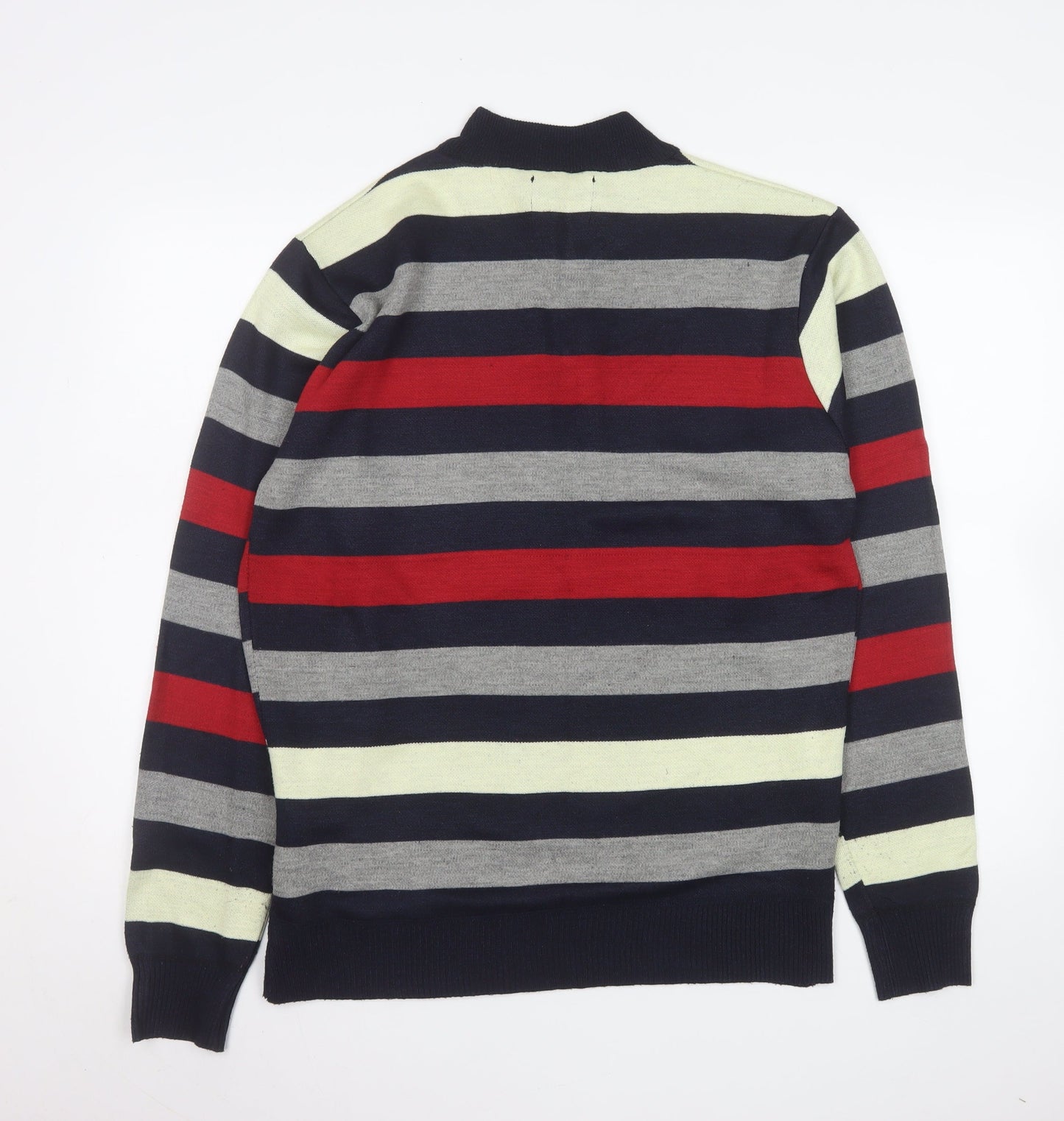 Mens UK Size L Pierre Cardin Multicoloured 1/2 Zip Sweatshirt