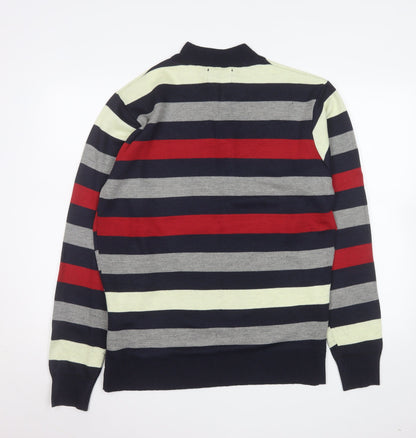 Mens UK Size L Pierre Cardin Multicoloured 1/2 Zip Sweatshirt