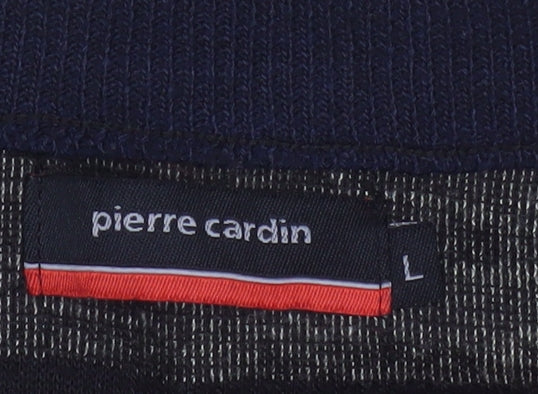 Mens UK Size L Pierre Cardin Multicoloured 1/2 Zip Sweatshirt