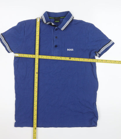 Mens UK Size S Boss 100% Cotton Polo Shirt
