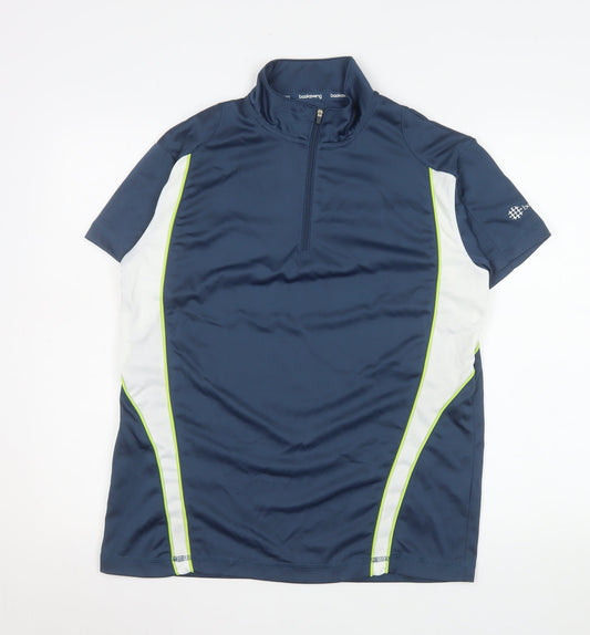 Mens UK Size S Backswing Blue GolfGym & TrainingRunning & Jogging Polo