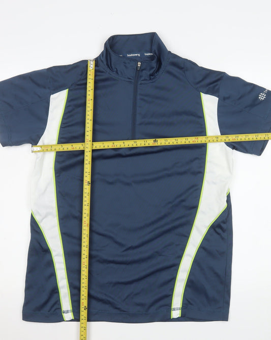 Mens UK Size S Backswing Blue GolfGym & TrainingRunning & Jogging Polo