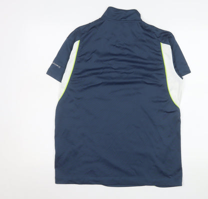 Mens UK Size S Backswing Blue GolfGym & TrainingRunning & Jogging Polo