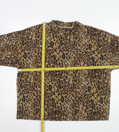 Womens UK Size 16 Marks and Spencer Brown Pullover Sweatshirt