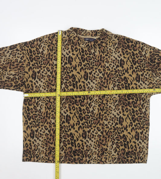 Womens UK Size 16 Marks and Spencer Brown Pullover Sweatshirt