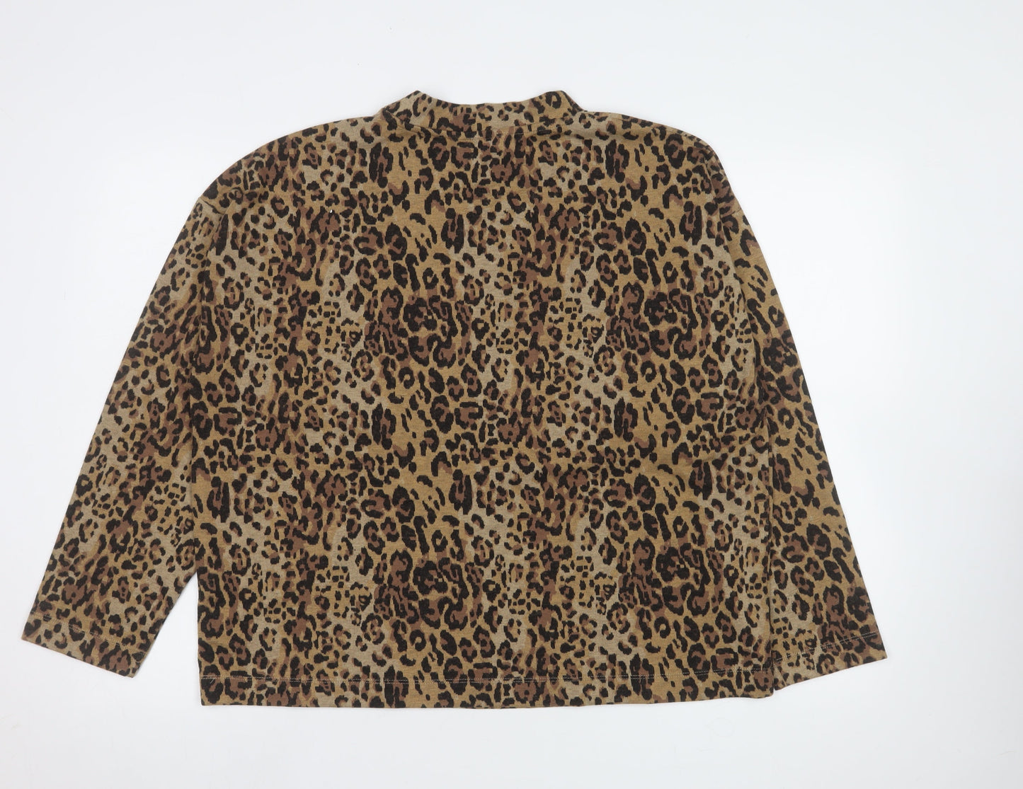 Womens UK Size 16 Marks and Spencer Brown Pullover Sweatshirt