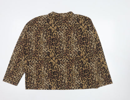 Womens UK Size 16 Marks and Spencer Brown Pullover Sweatshirt