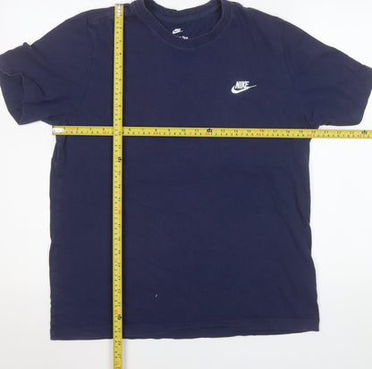 Mens UK Size L Nike Blue  T-Shirt