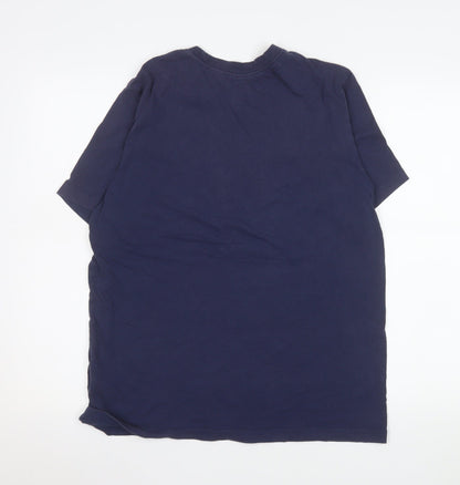 Mens UK Size L Nike Blue  T-Shirt