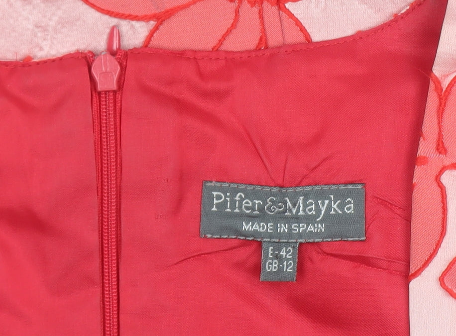 Womens UK Size 12 Pifer & Mayka Sheath Dress