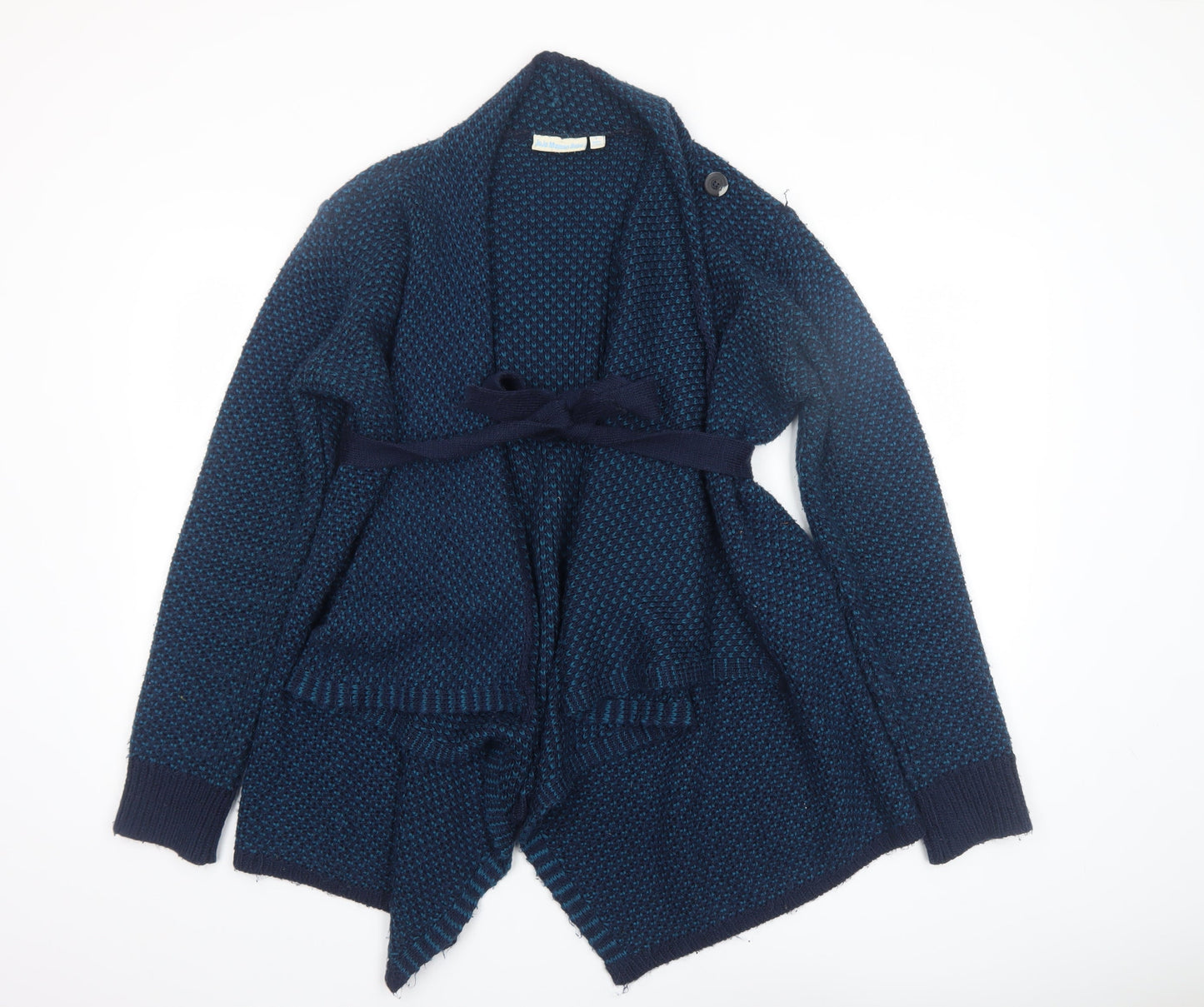 Womens UK Size S JoJo Maman Bébé Blue Cardigan Jumper