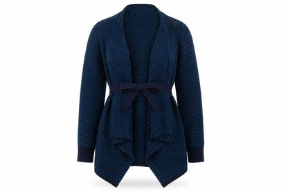 Womens UK Size S JoJo Maman Bébé Blue Cardigan Jumper