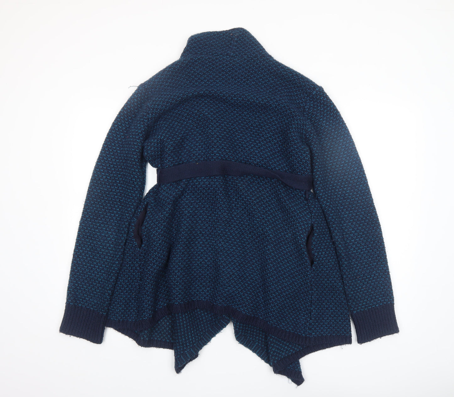 Womens UK Size S JoJo Maman Bébé Blue Cardigan Jumper