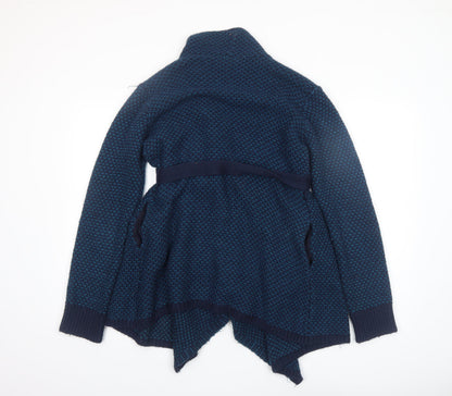 Womens UK Size S JoJo Maman Bébé Blue Cardigan Jumper