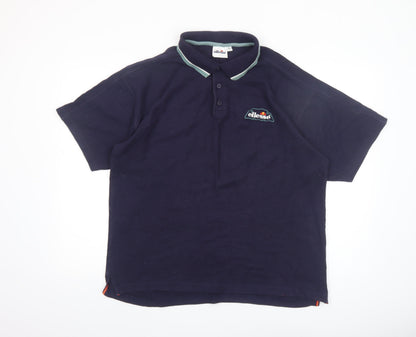 Mens UK Size XL ellesse Cotton Polo Shirt