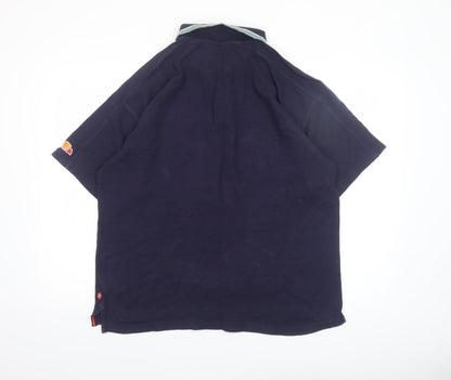 Mens UK Size XL ellesse Cotton Polo Shirt