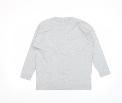 Womens UK Size S Dunnes Grey Pullover Jumper