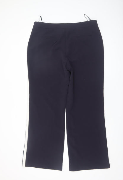Principles by Ben de Lisi Women’s Black Stripe Straight Leg Trousers Size 16