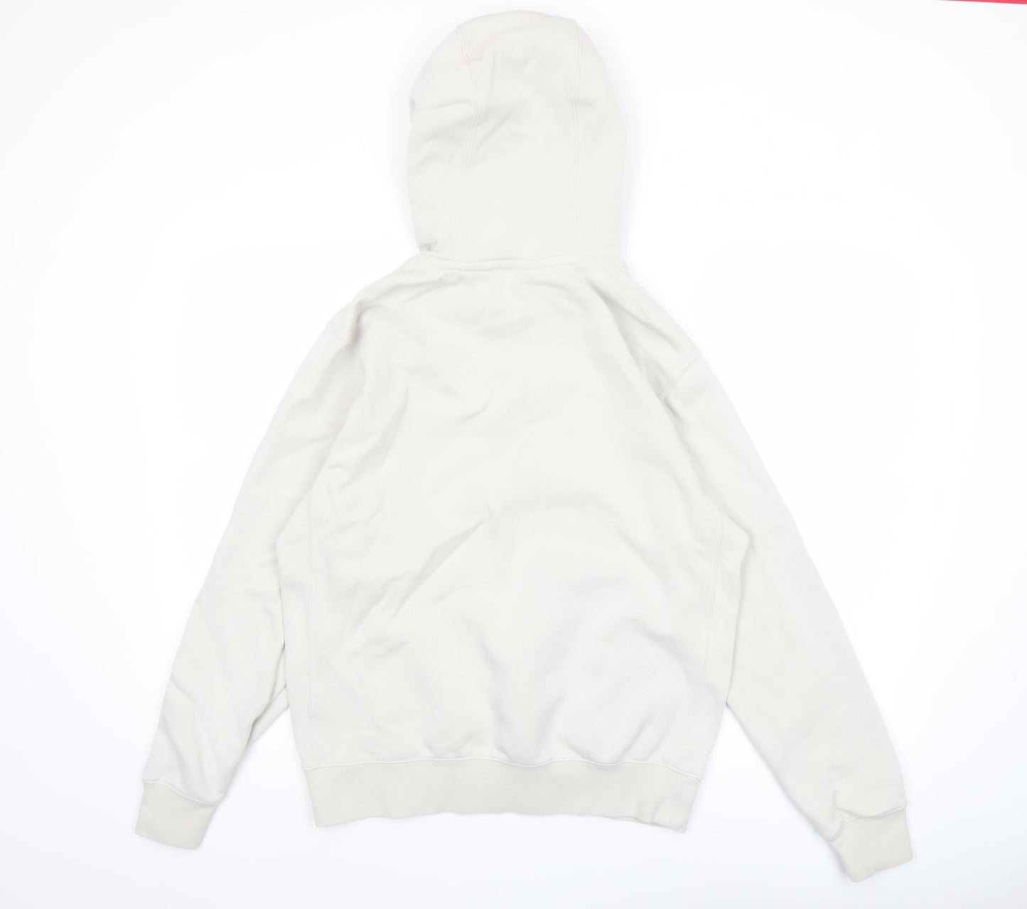 Womens UK Size S Nike Beige Pullover Hoodie