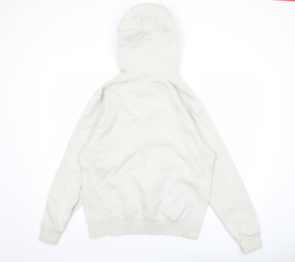 Womens UK Size S Nike Beige Pullover Hoodie