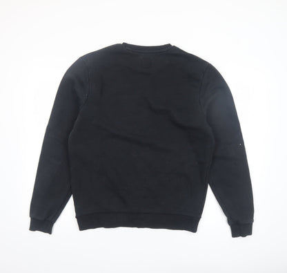 Mens UK Size M Jack Wills Black Pullover Sweatshirt