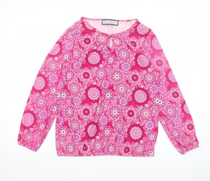 Womens UK Size 10 Paco Boutique Pink Tunic Blouse