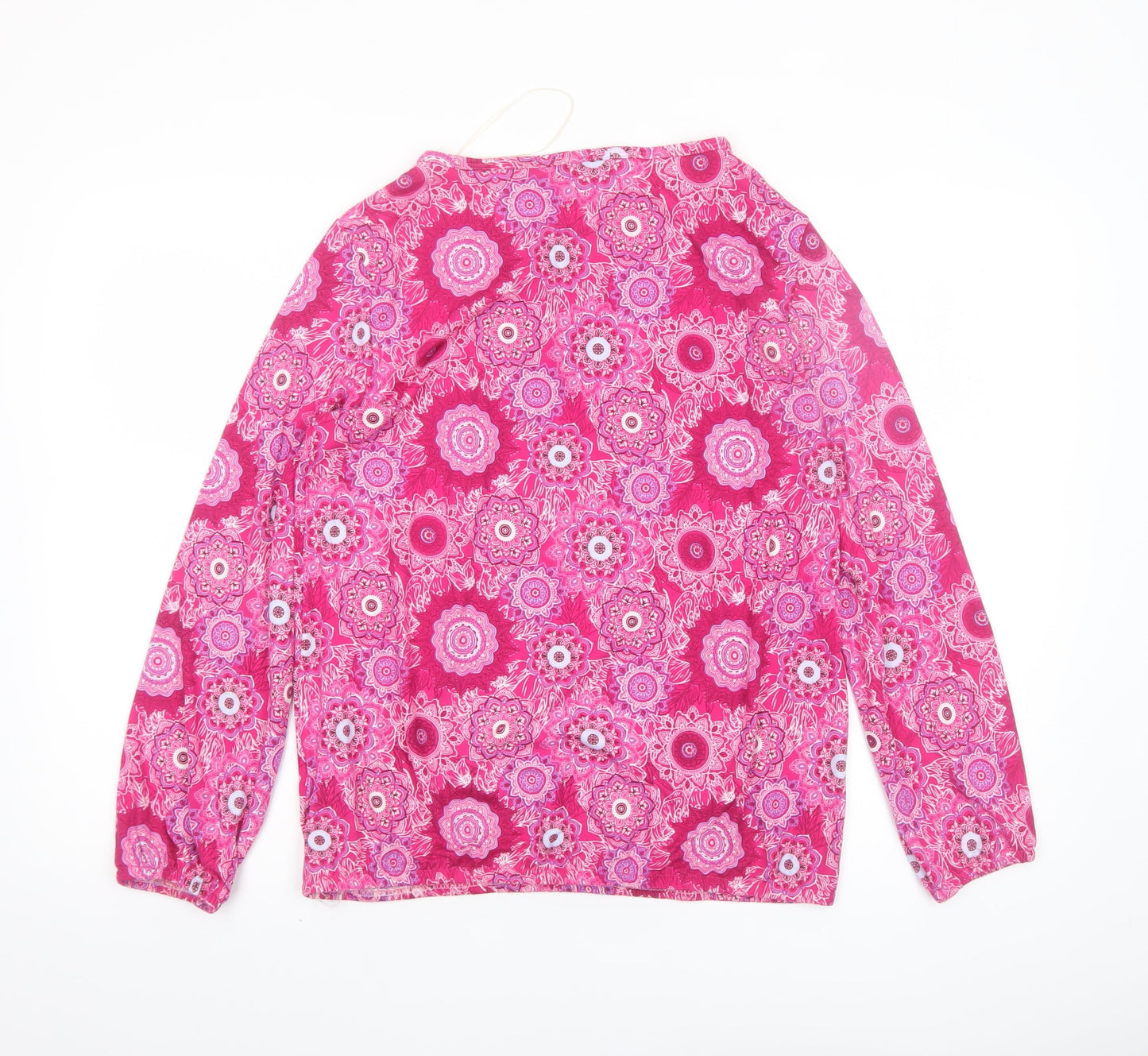 Womens UK Size 10 Paco Boutique Pink Tunic Blouse