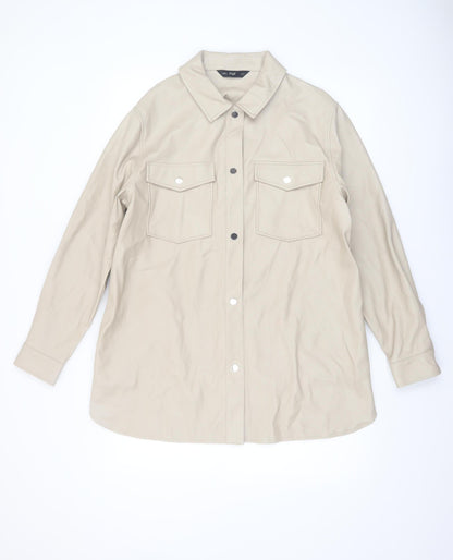 Womens UK Size 12 F&F Beige Basic Jacket