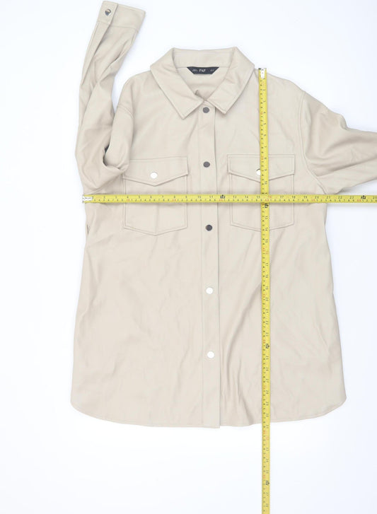 Womens UK Size 12 F&F Beige Basic Jacket