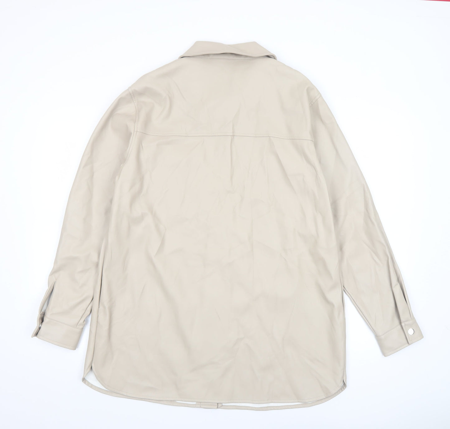 Womens UK Size 12 F&F Beige Basic Jacket