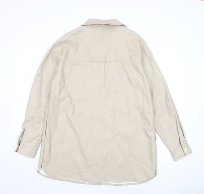 Womens UK Size 12 F&F Beige Basic Jacket