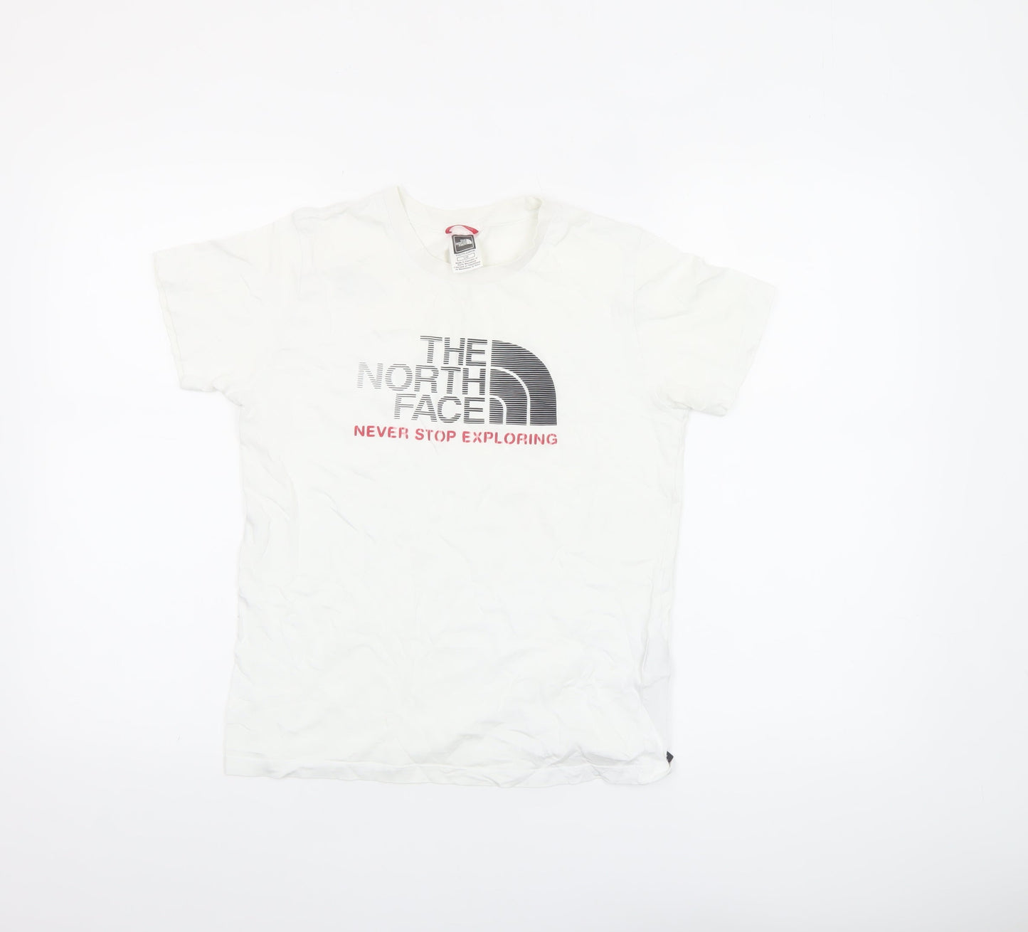 Boys UK Size L The North Face White Basic T-Shirt