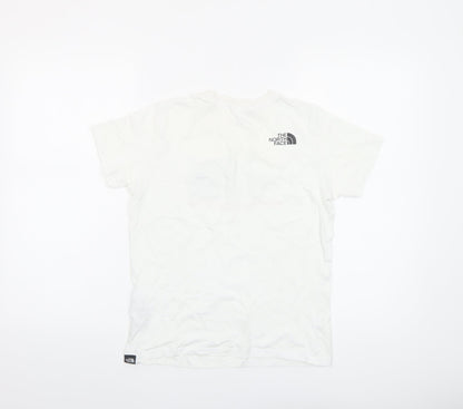 Boys UK Size L The North Face White Basic T-Shirt