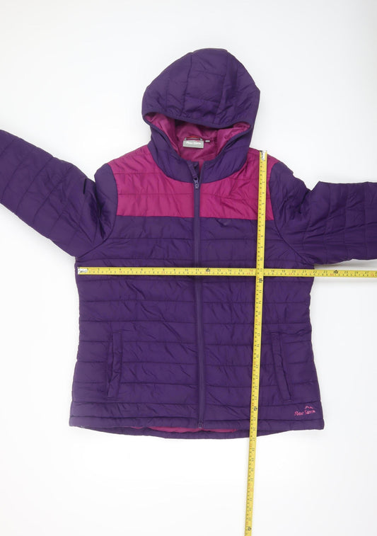 Womens UK Size 10 Peter Storm Purple Puffer Jacket