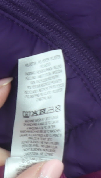 Womens UK Size 10 Peter Storm Purple Puffer Jacket