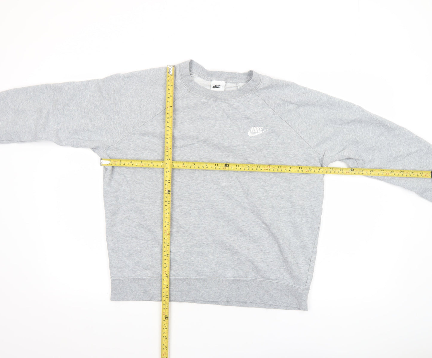 Womens UK Size L Nike Grey Pullover Sweatshirt