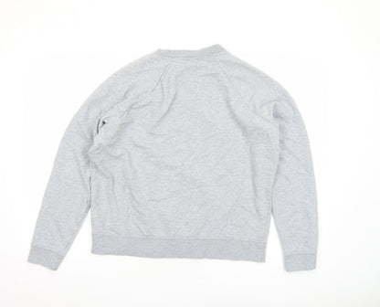 Womens UK Size L Nike Grey Pullover Sweatshirt