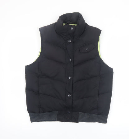 Womens UK Size M Gap Black Puffer Jacket