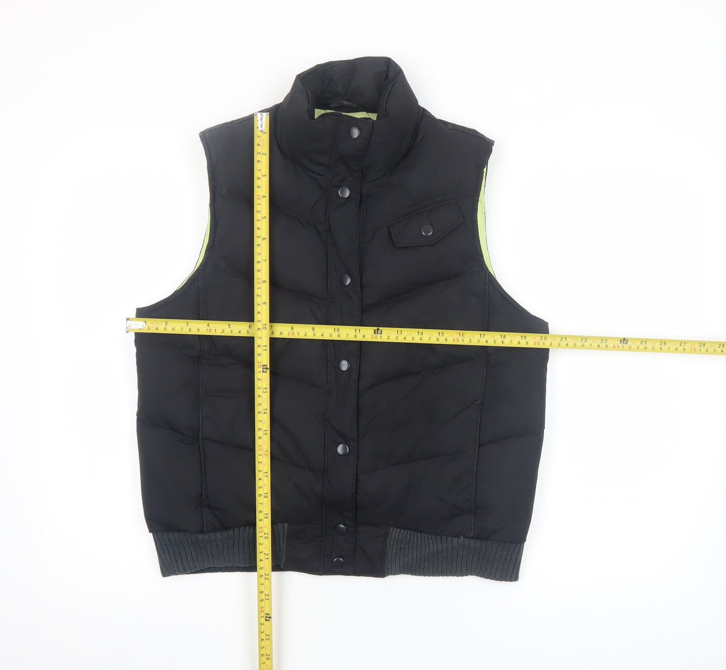 Womens UK Size M Gap Black Puffer Jacket