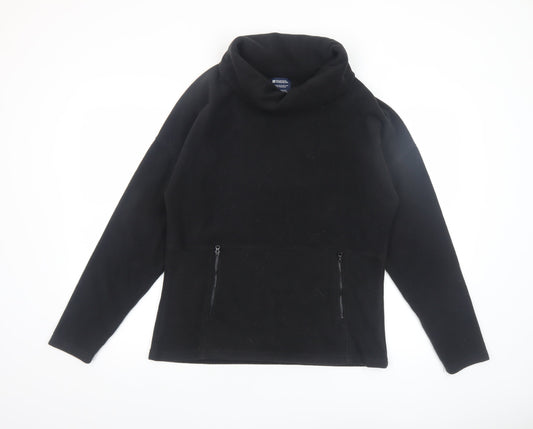 Womens UK Size 12 Mountain Warehouse Black Pullover Sweatshirt