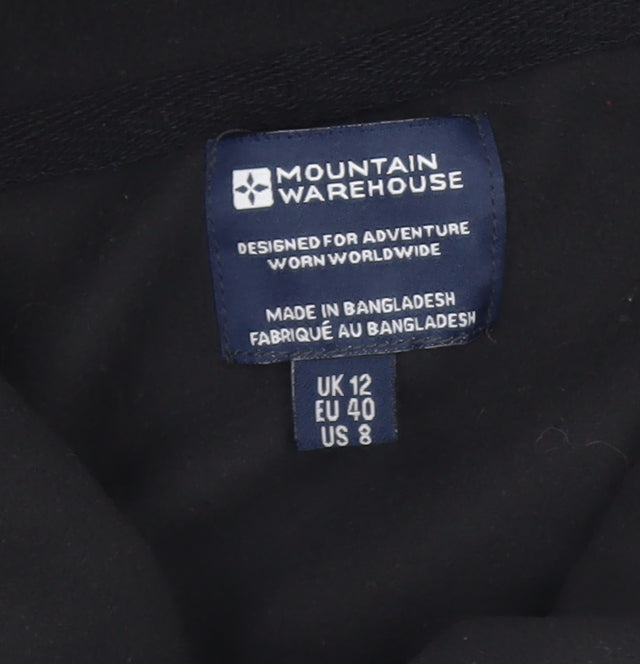Womens UK Size 12 Mountain Warehouse Black Pullover Sweatshirt