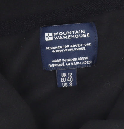 Womens UK Size 12 Mountain Warehouse Black Pullover Sweatshirt