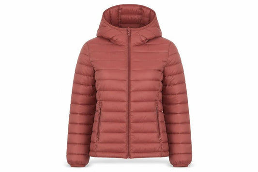 Womens UK Size 8 Pull & Bear Brown Puffer Jacket