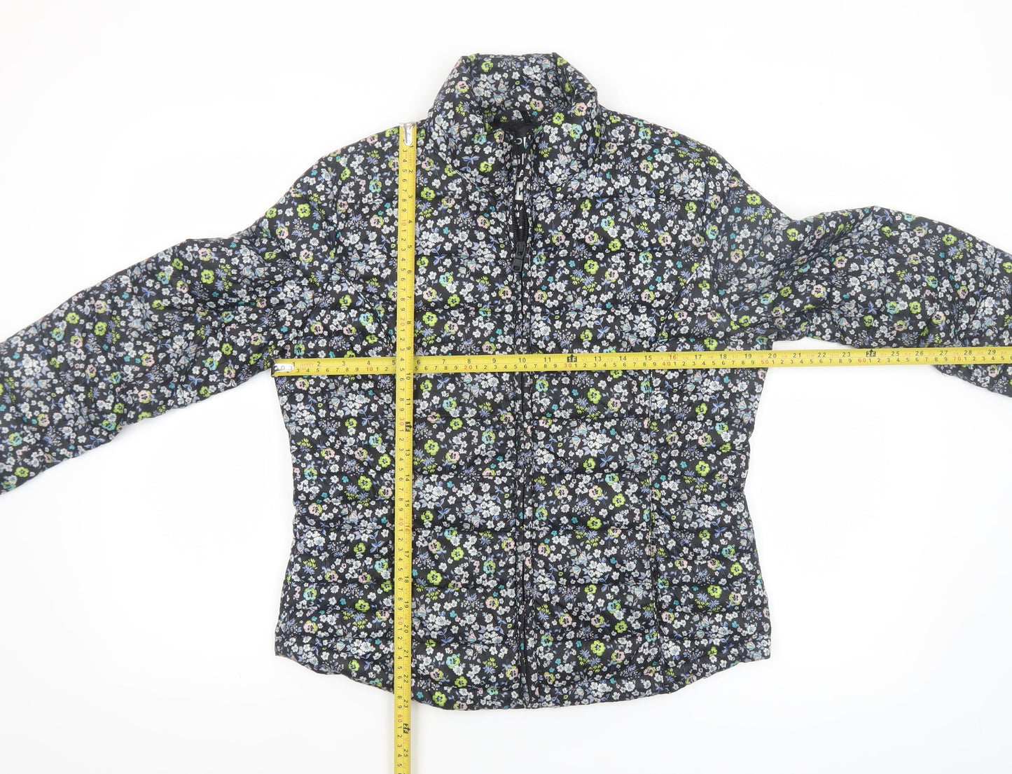 Womens UK Size M Primark Multicoloured Puffer Jacket